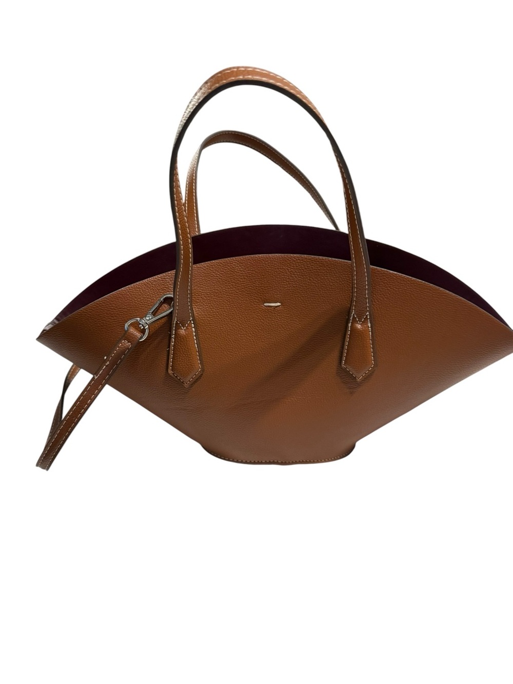 Zara Basket Shaped Tote Bag in Dark Tan *Doesn’t Come w/ Inside Pouch*